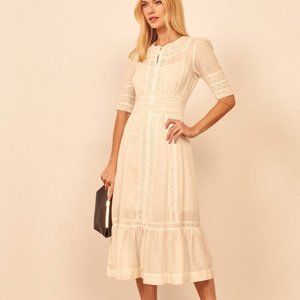 Reformation Oxford Organic cotton dress